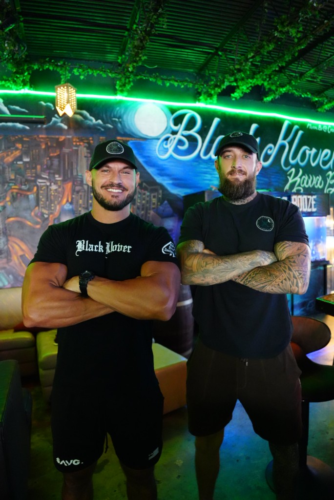 Guy and Zach standing inside Black Klover