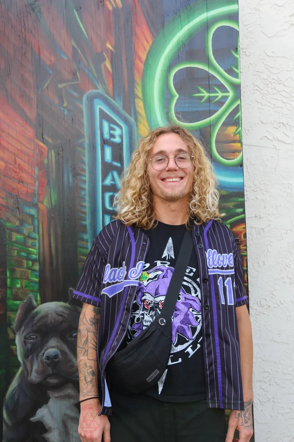Gage smiling outside Black Klover