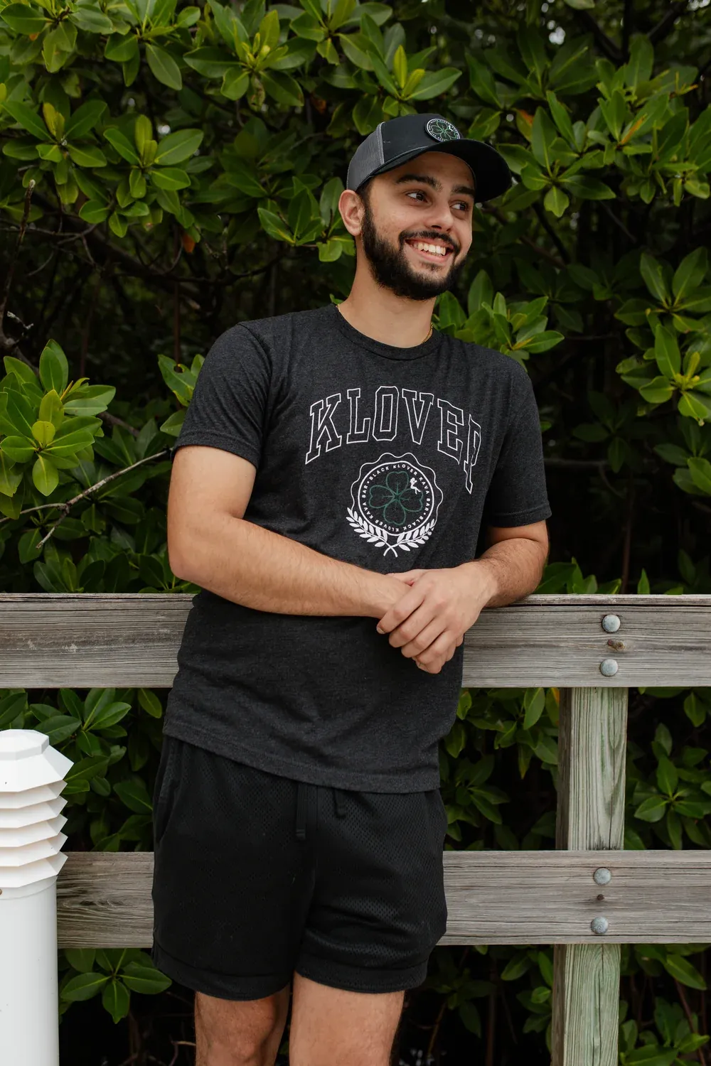 Moses smiling outside Black Klover