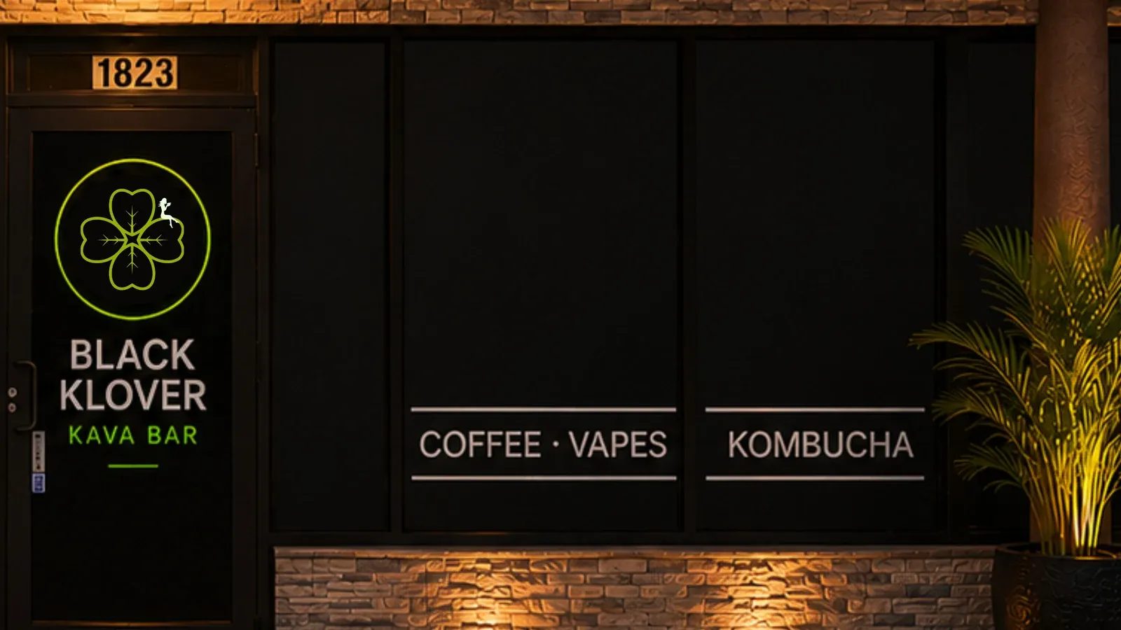 Black Klover Pompano Beach storefront entrance